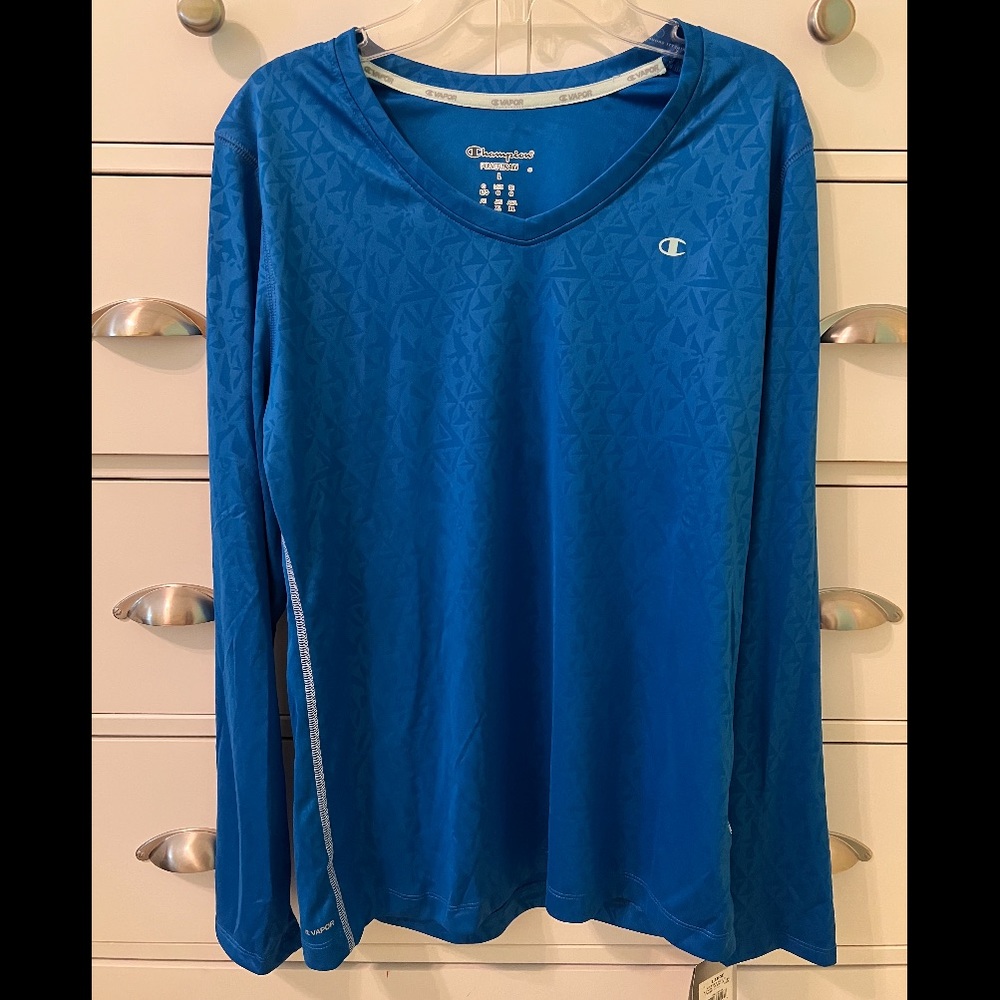 Champion Blue Long Sleeve Shirt